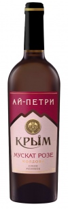 Вино сухое розовое «Мускат Розе»