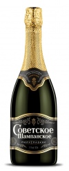 Вино игристое белое полусладкое «СОВЕТСКОЕ ШАМПАНСКОЕ»