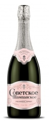 Вино игристое розовое брют «СОВЕТСКОЕ ШАМПАНСКОЕ»