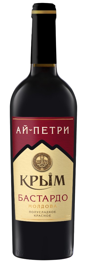 Вино полусладкое красное АЙ-ПЕТРИ «Бастардо»