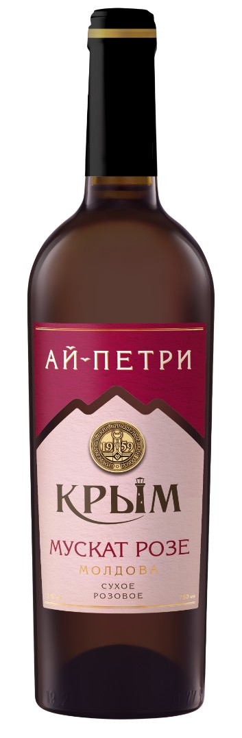Вино сухое розовое «Мускат Розе»