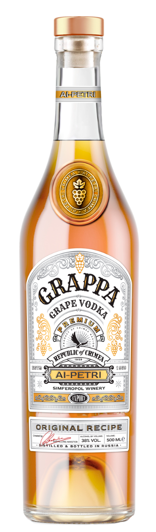 Виноградная водка Grappa Barrel Aged