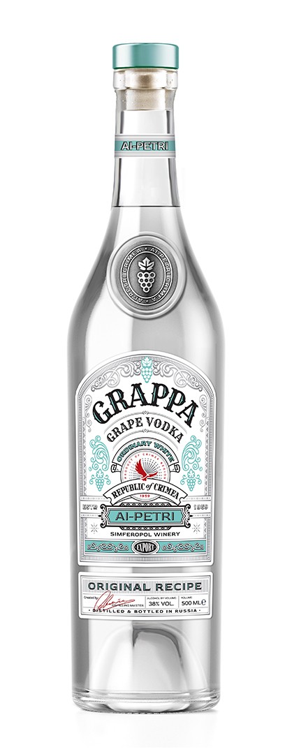 Виноградная водка  Grappa Ordinary White