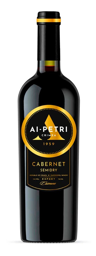Вино полусухое красное «Ai-Petri» «КАБЕРНЕ»